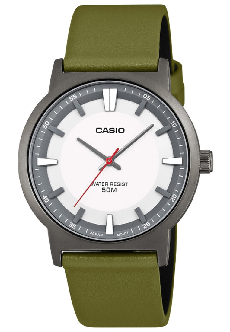 Casio Analog Leather Strap Watch for Men MTP-B220BL-7AVDF
