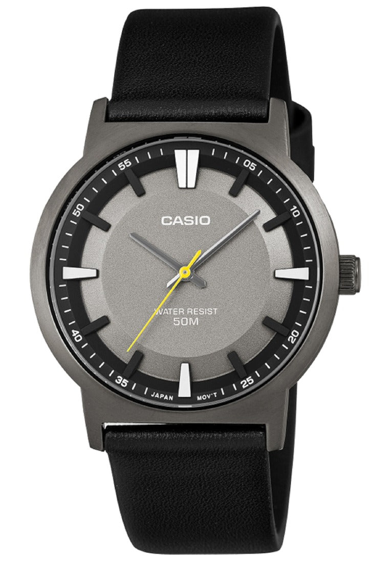 Casio Analog Leather Strap Watch for Men MTP-B220BL-1AVDF