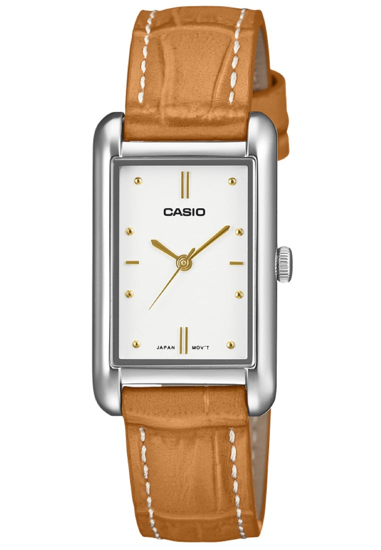 Casio Analog Leather Strap Watch for Women LTP-B171L-7A2DF