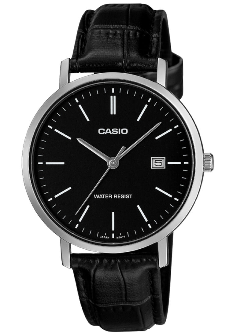 Casio Analog Leather Strap Watch for Men MTP-VT05L-1EDF
