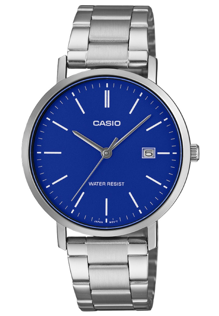Casio Analog Stainless Steel Strap Watch for Men MTP-VT05D-2EDF