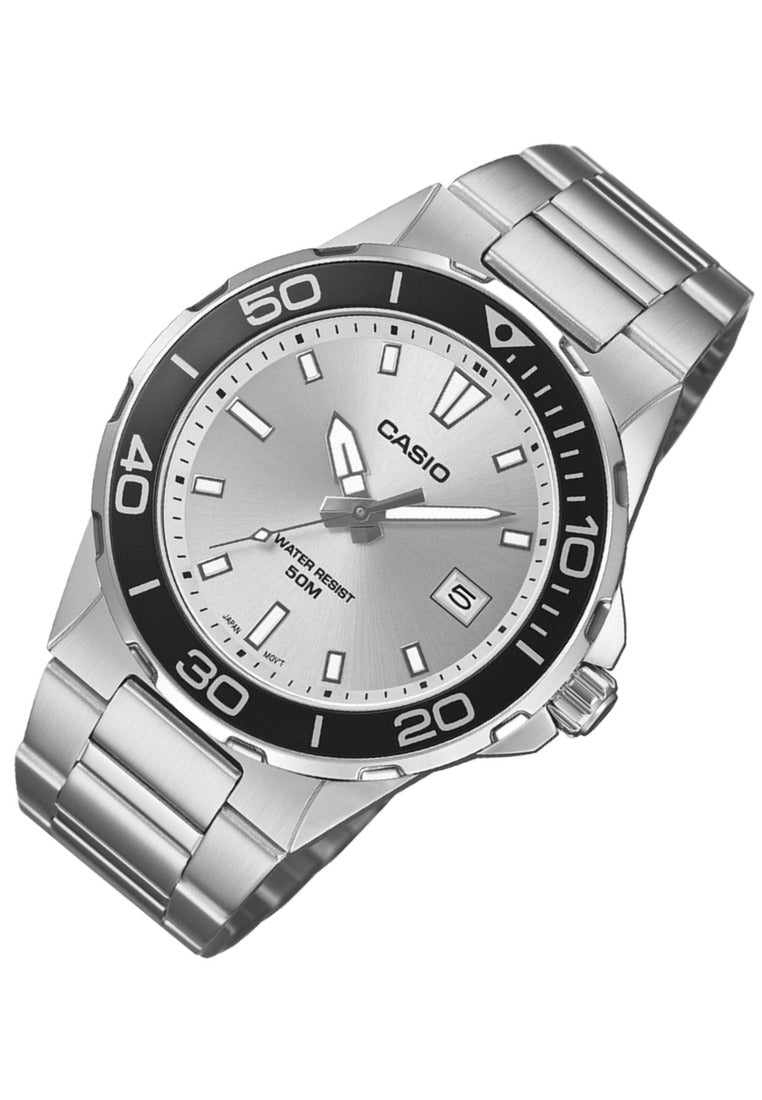 Casio Analog Stainless Steel Strap Watch for Men MTD-145D-7AVDF