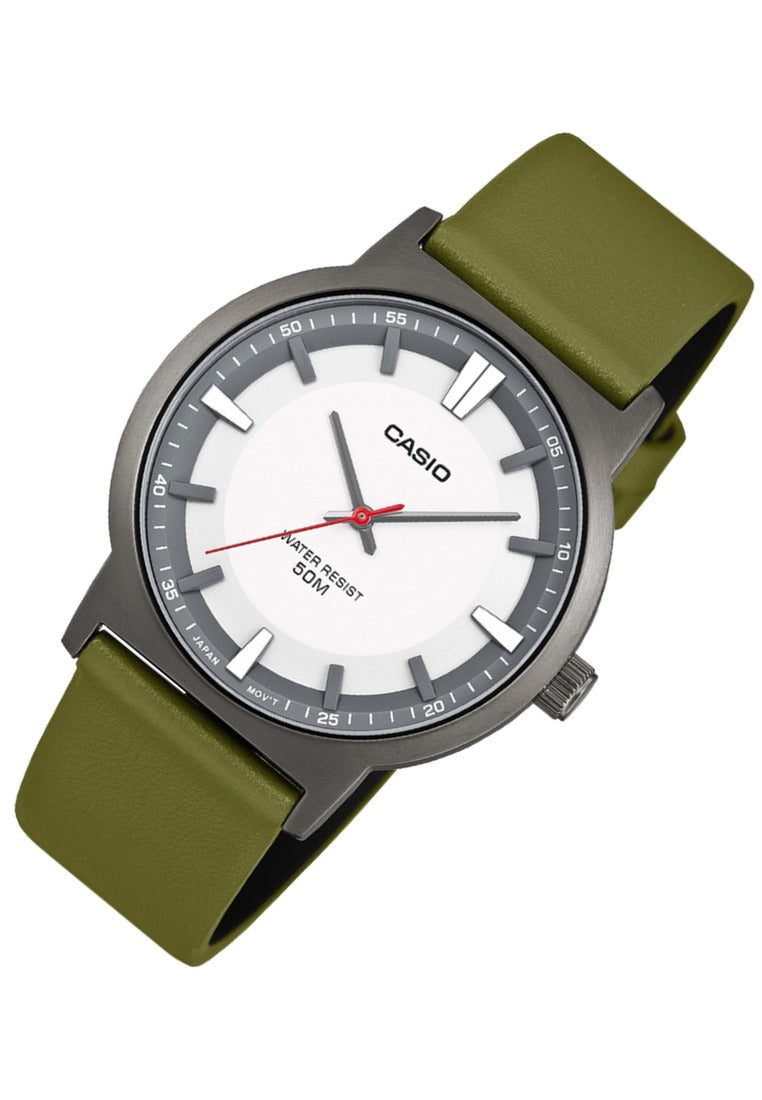 Casio Analog Leather Strap Watch for Men MTP-B220BL-7AVDF