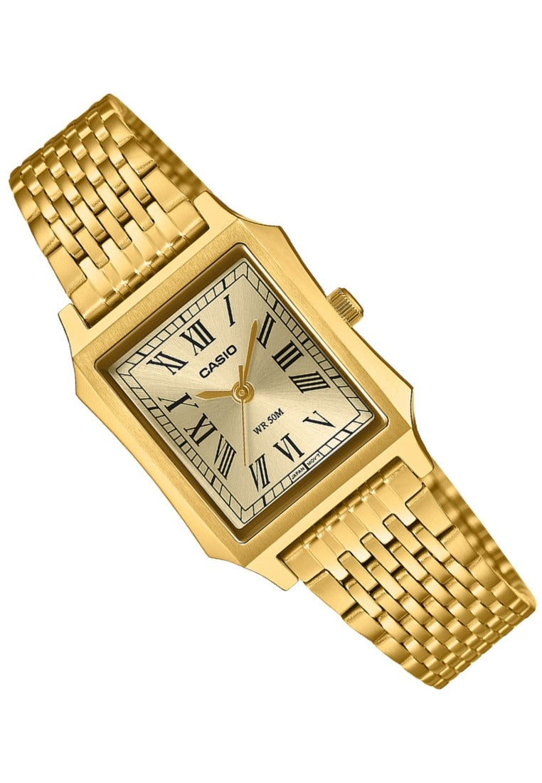 Casio Analog Stainless Steel Strap Watch for Women LTP-B190G-9BVDF
