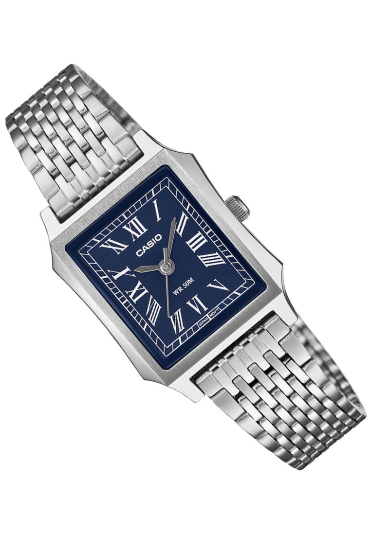Casio Analog Stainless Steel Strap Watch for Women LTP-B190D-2BVDF
