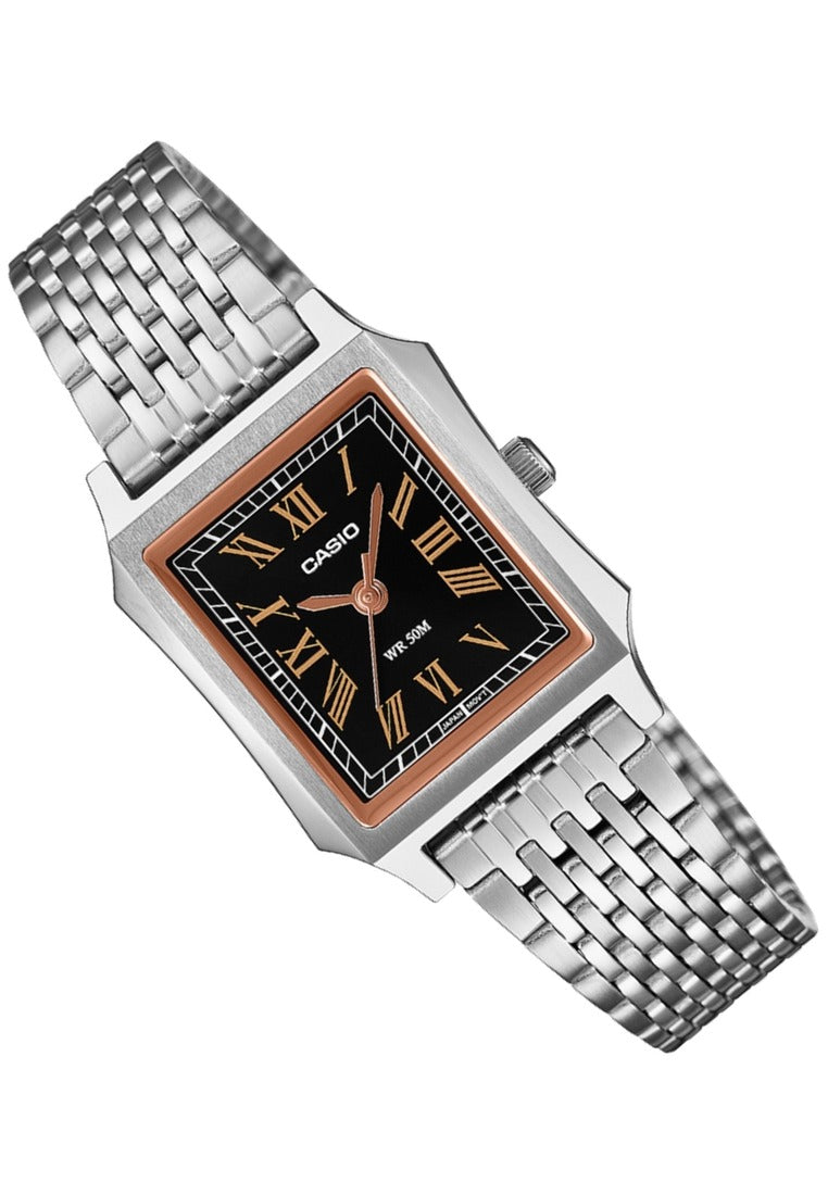 Casio Analog Stainless Steel Strap Watch for Women LTP-B190D-1BVDF