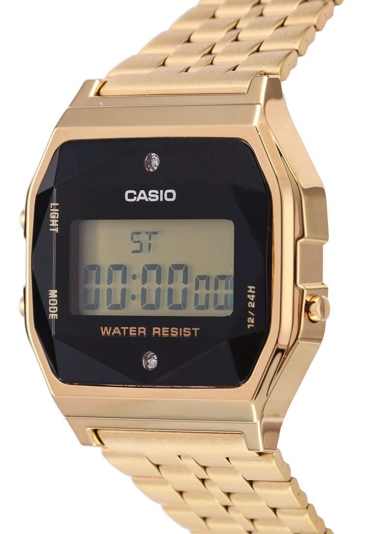 A159WGED-1DF Gold Stainless Steel Watch for Unisex-Watch Portal Philippines