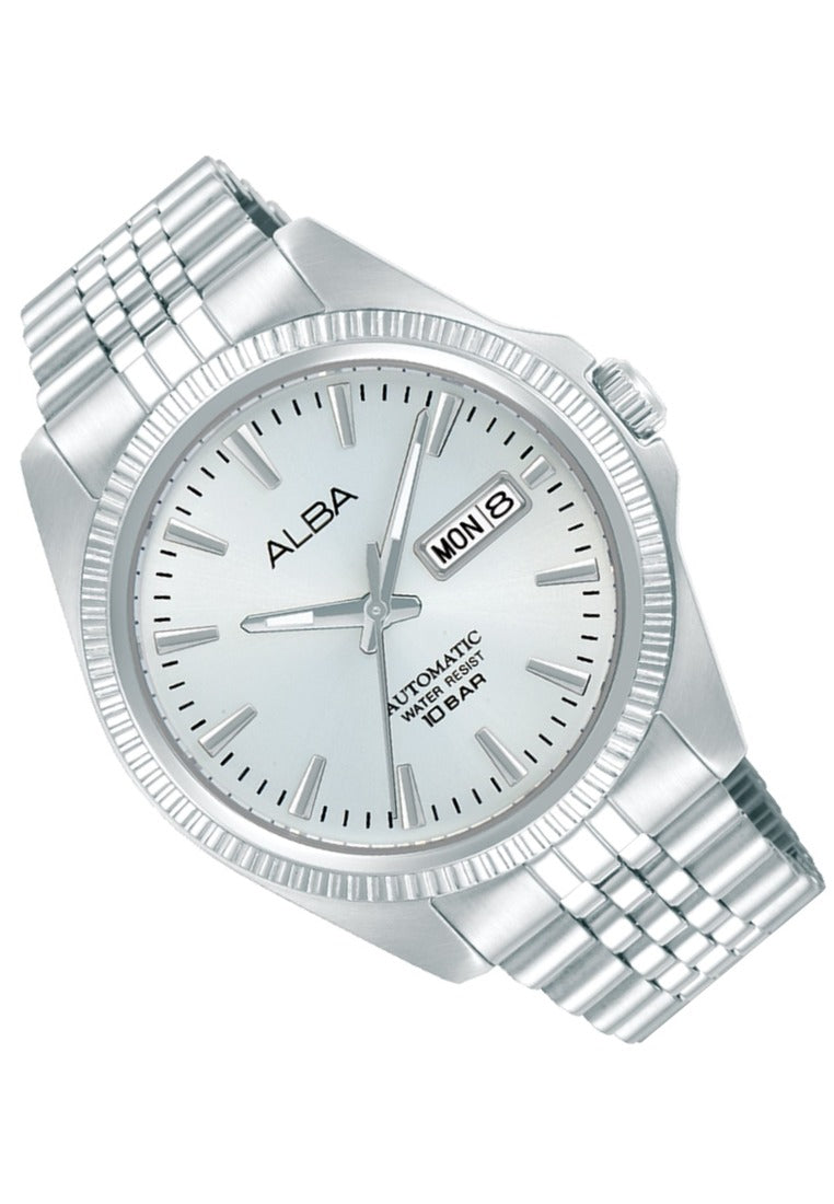 Alba Mechanical Automatic Stainless Steel Strap Watch for Men AL4791X1-Watch Portal Philippines