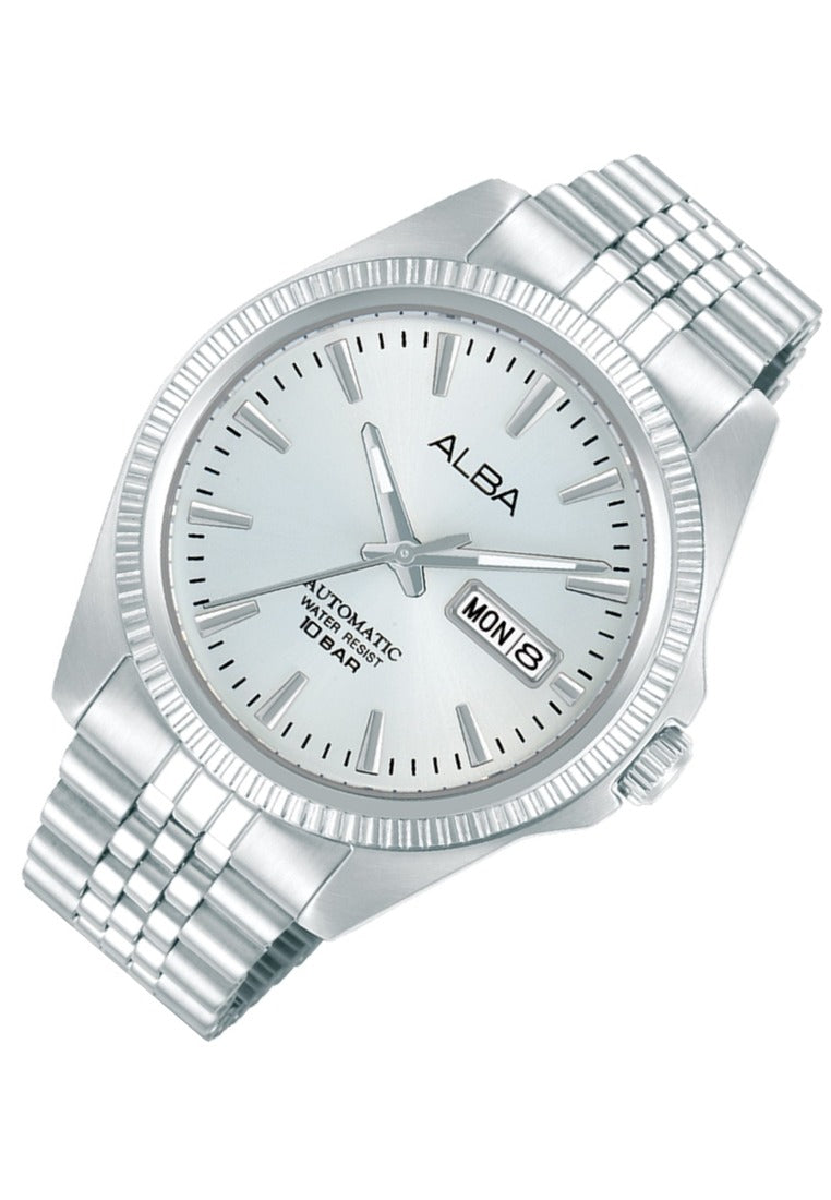 Alba Mechanical Automatic Stainless Steel Strap Watch for Men AL4791X1-Watch Portal Philippines