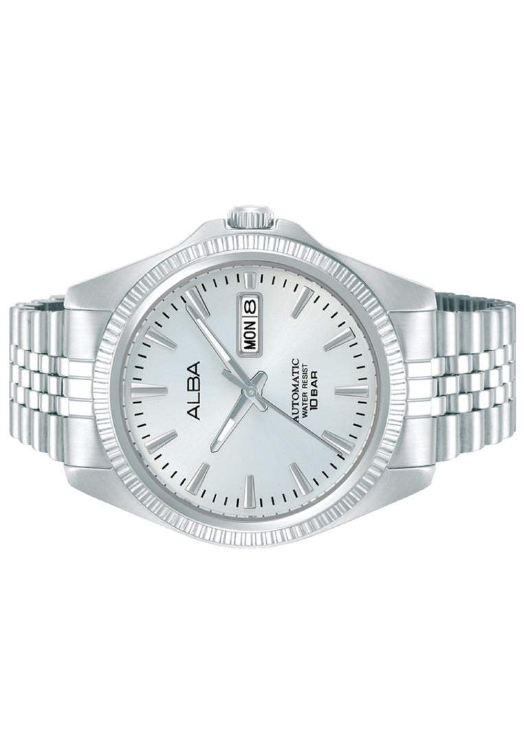 Alba Mechanical Automatic Stainless Steel Strap Watch for Men AL4791X1-Watch Portal Philippines