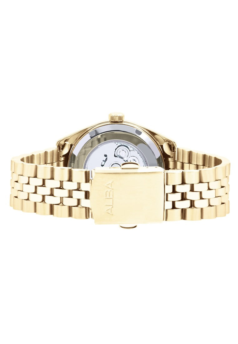 Alba Mechanical Automatic Stainless Steel Strap Watch for Women AL4796X1-Watch Portal Philippines