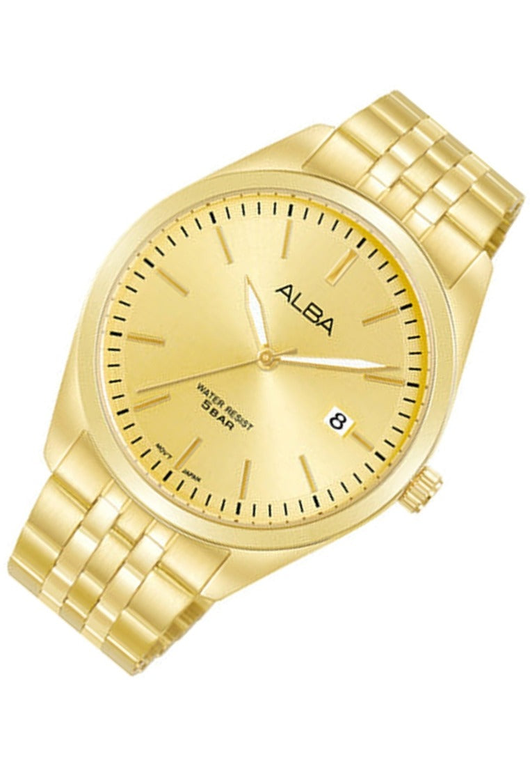 Alba Prestige Analog Stainless Steel Strap Watch for Men AS9S08X1-Watch Portal Philippines