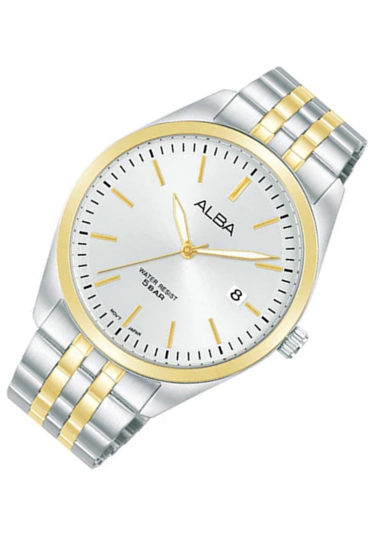 Alba Prestige Analog Stainless Steel Strap Watch for Men AS9S12X1-Watch Portal Philippines