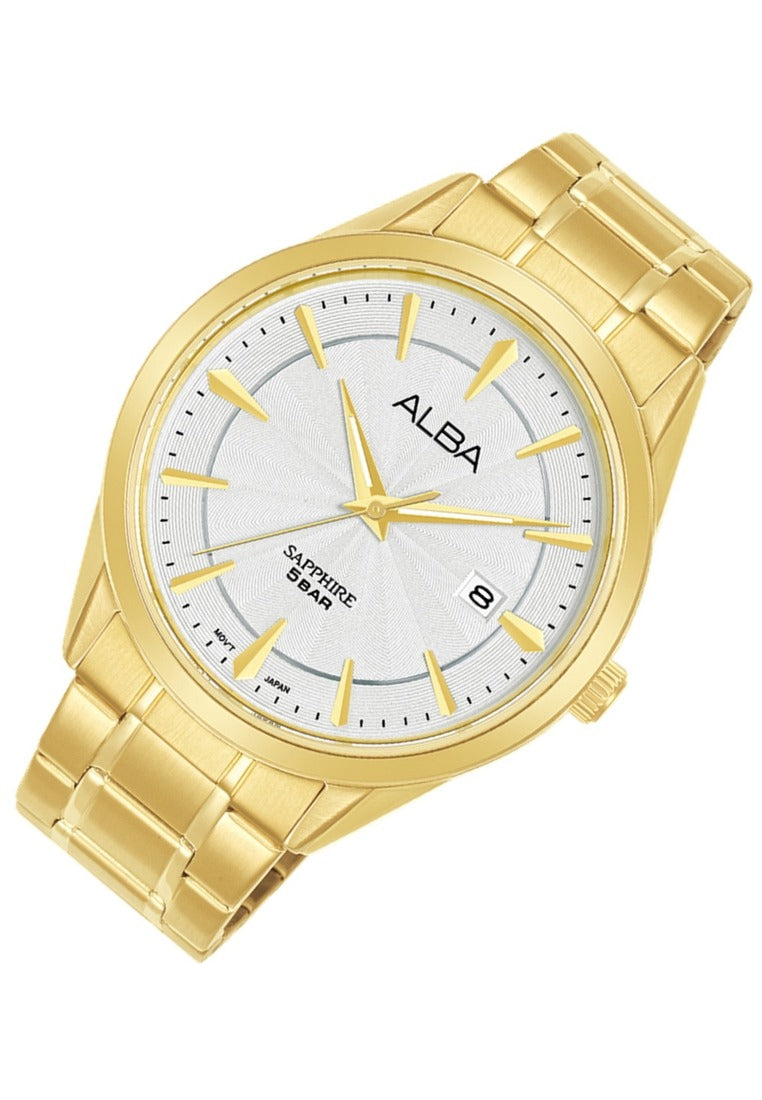 Alba Prestige Analog Stainless Steel Strap Watch for Men AS9S46X1-Watch Portal Philippines