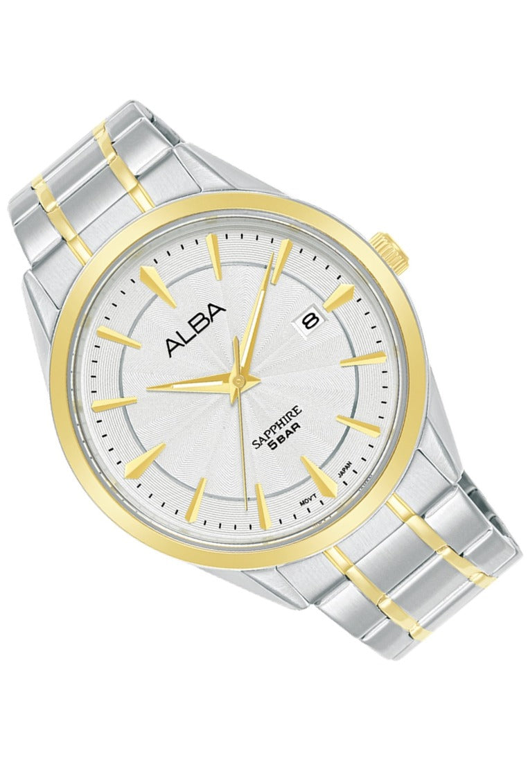 Alba Prestige Analog Stainless Steel Strap Watch for Men AS9S50X1-Watch Portal Philippines