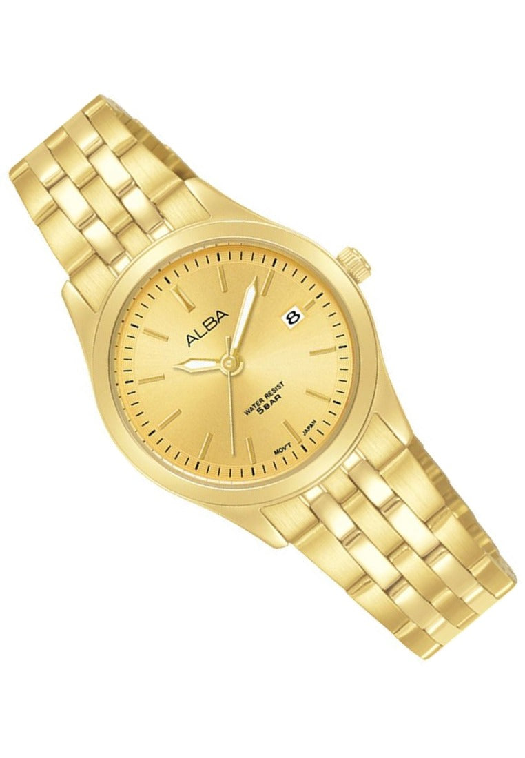 Alba Prestige Analog Stainless Steel Strap Watch for Women AH7CE6X1-Watch Portal Philippines