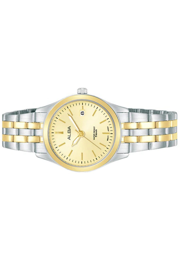 Alba Prestige Analog Stainless Steel Strap Watch for Women AH7CE8X1-Watch Portal Philippines