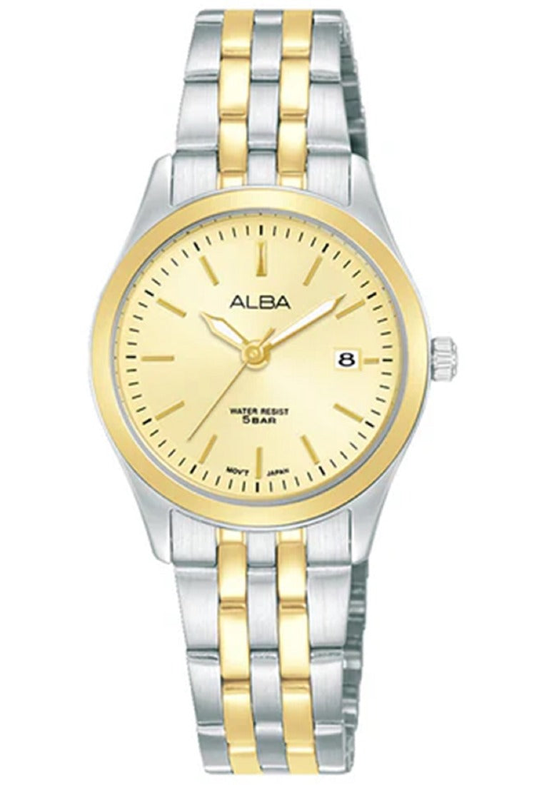 Alba Prestige Analog Stainless Steel Strap Watch for Women AH7CE8X1-Watch Portal Philippines