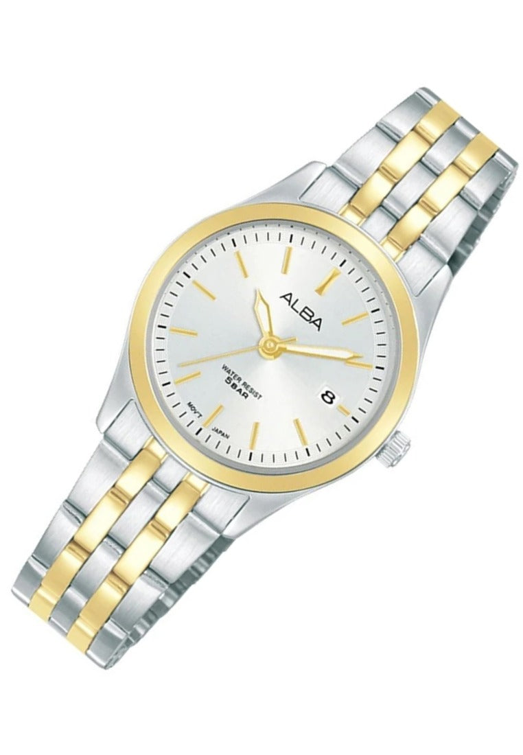 Alba Prestige Analog Stainless Steel Strap Watch for Women AH7CF0X1-Watch Portal Philippines