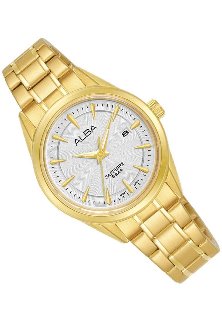 Alba Prestige Analog Stainless Steel Strap Watch for Women AH7CH8X1-Watch Portal Philippines