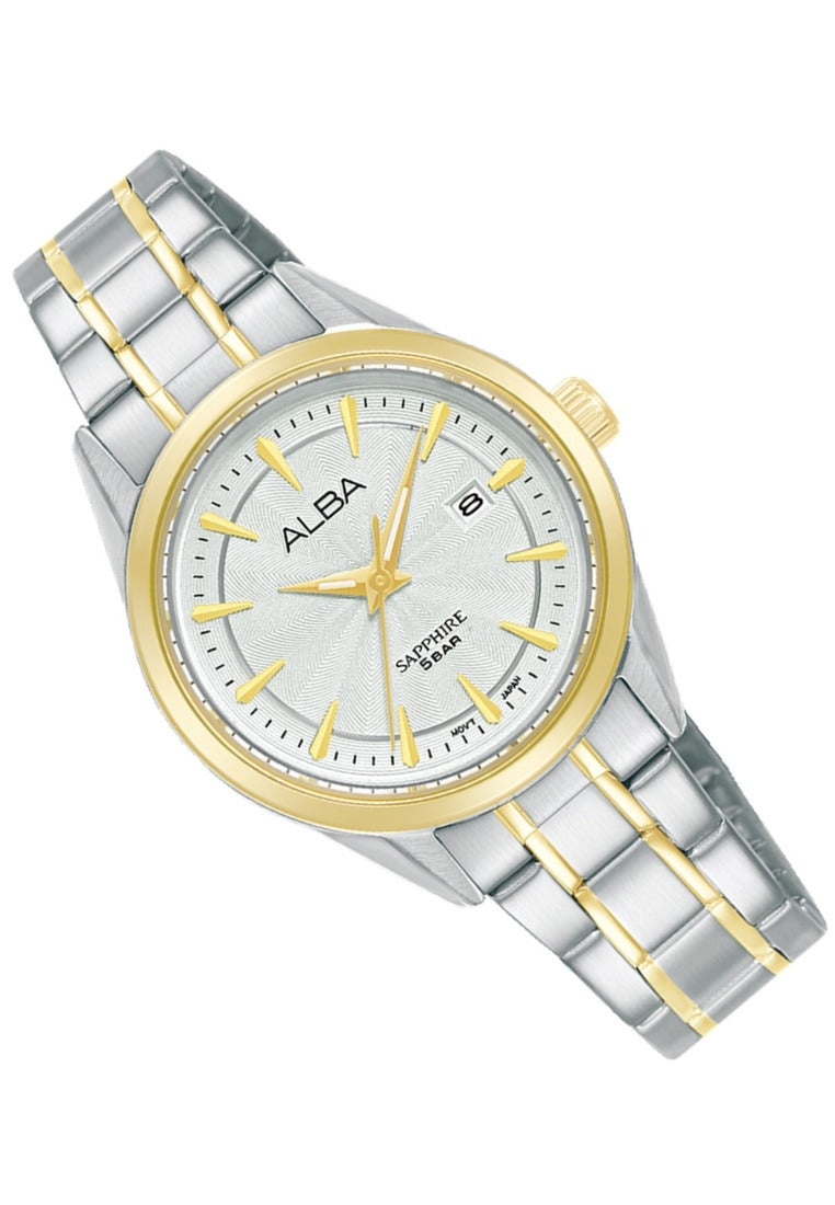 Alba Prestige Analog Stainless Steel Strap Watch for Women AH7CJ2X1-Watch Portal Philippines