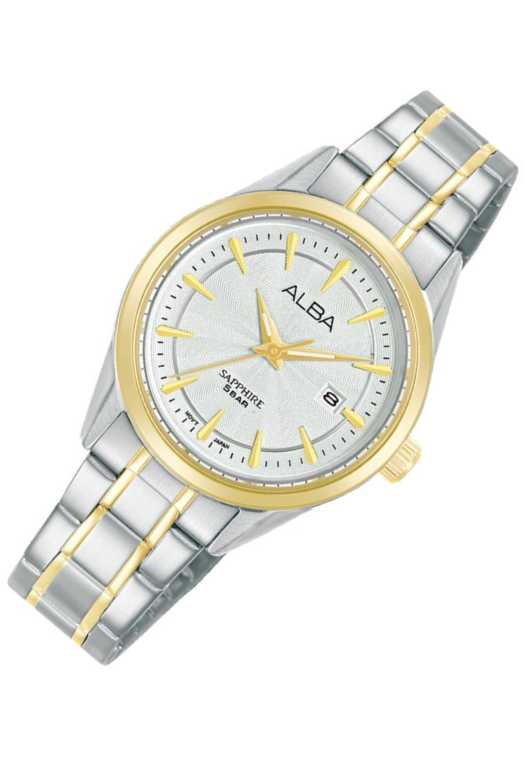 Alba Prestige Analog Stainless Steel Strap Watch for Women AH7CJ2X1-Watch Portal Philippines