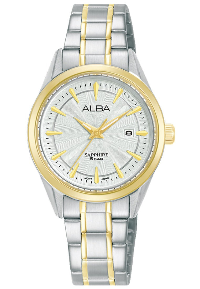 Alba Prestige Analog Stainless Steel Strap Watch for Women AH7CJ2X1-Watch Portal Philippines