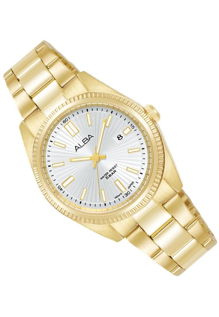 Alba Prestige Analog Stainless Steel Strap Watch for Women AH7CK4X1-Watch Portal Philippines