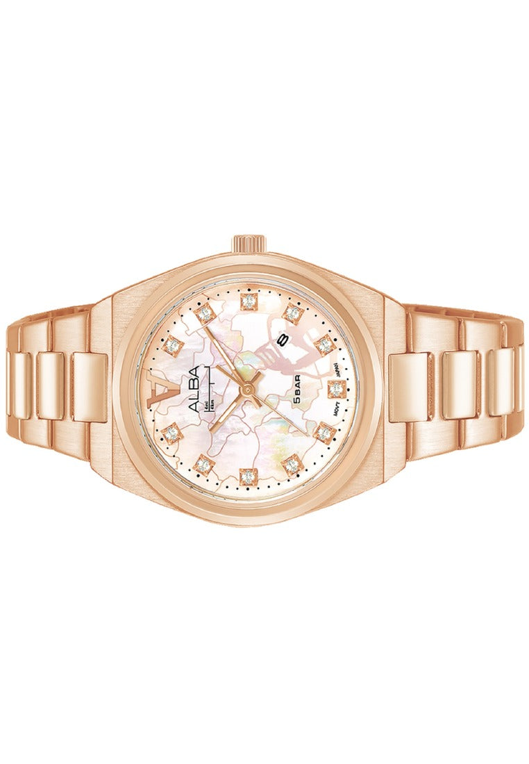 Alba Signa Analog Stainless Steel Strap Watch for Women AH7Y10X1-Watch Portal Philippines