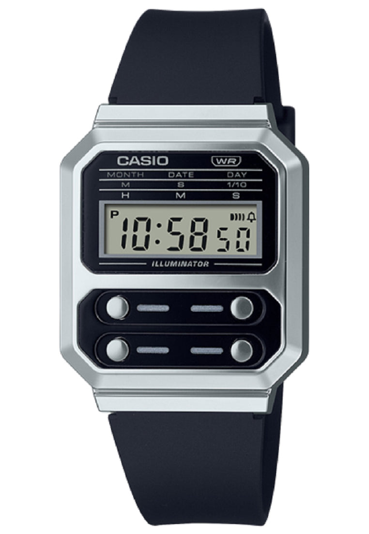 Casio A100WEF-1A Digital Rubber Strap Watch For Men-Watch Portal Philippines
