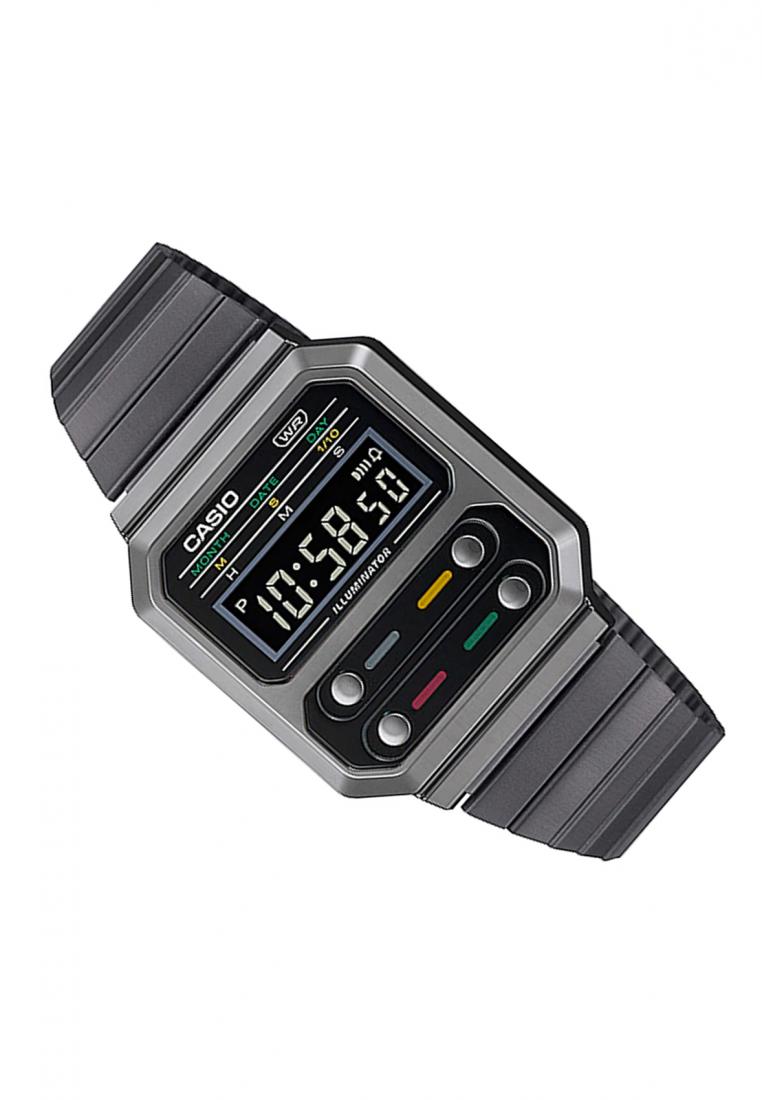 Casio A100WEGG-1A Digital Stainless Steel Strap Watch-Watch Portal Philippines