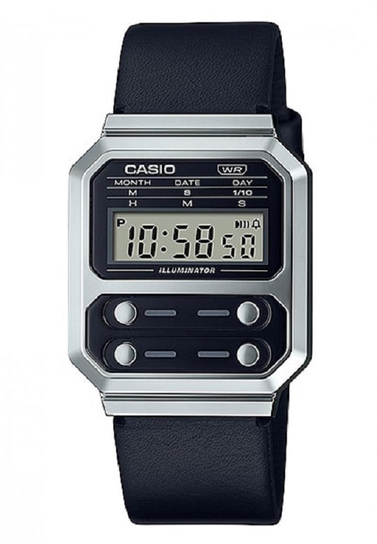 Casio A100WEL-1A Digital Leather Strap Watch-Watch Portal Philippines