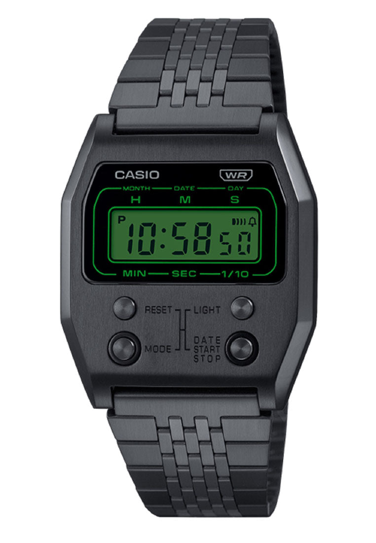 Casio A1100B-1DF Digital Stainless Steel Strap Watch For Men-Watch Portal Philippines