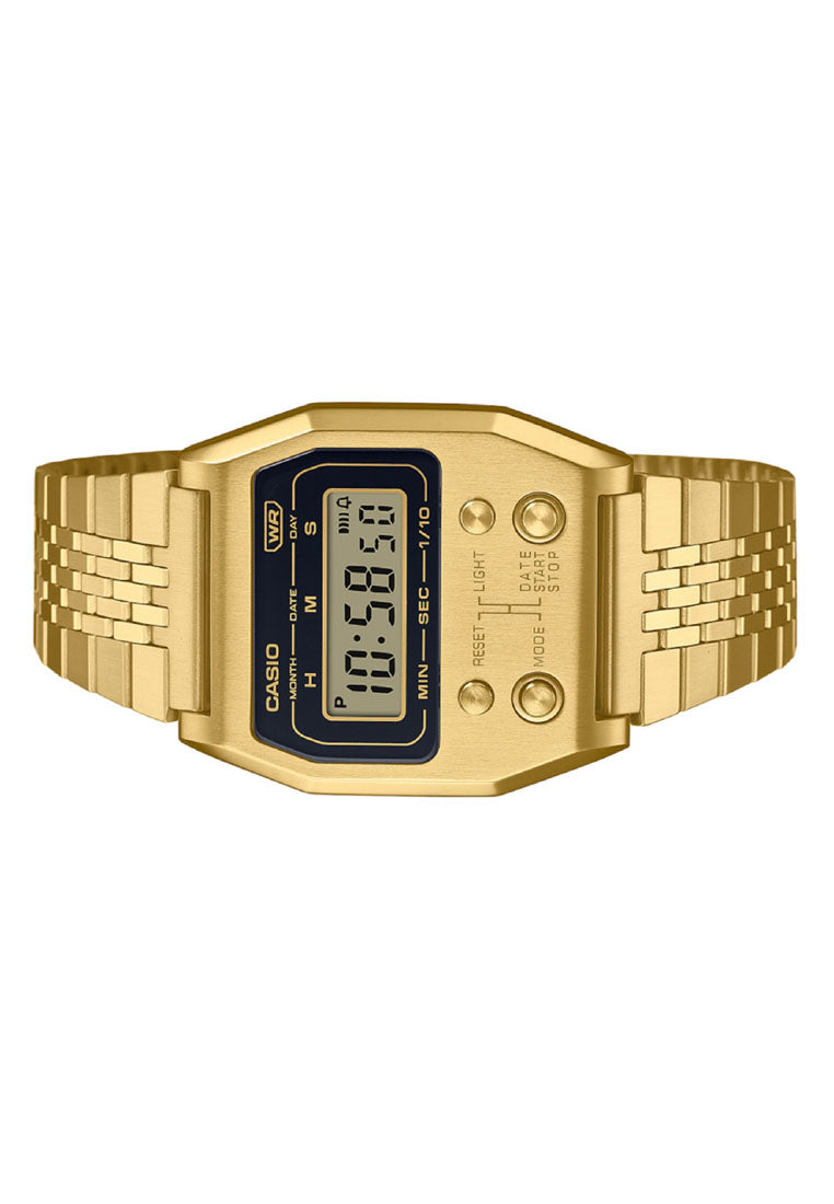 Casio A1100G-5DF Digital Stainless Steel Strap Watch For Men-Watch Portal Philippines