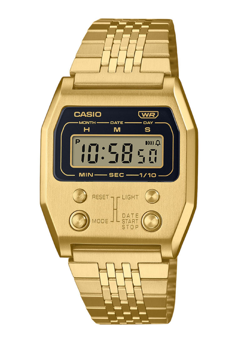 Casio A1100G-5DF Digital Stainless Steel Strap Watch For Men-Watch Portal Philippines