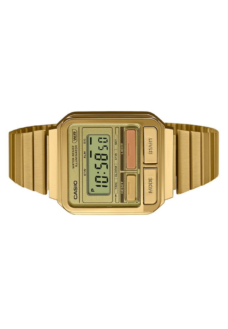 Casio A120WEG-9A Digital Stainless Steel Strap Watch For Men-Watch Portal Philippines