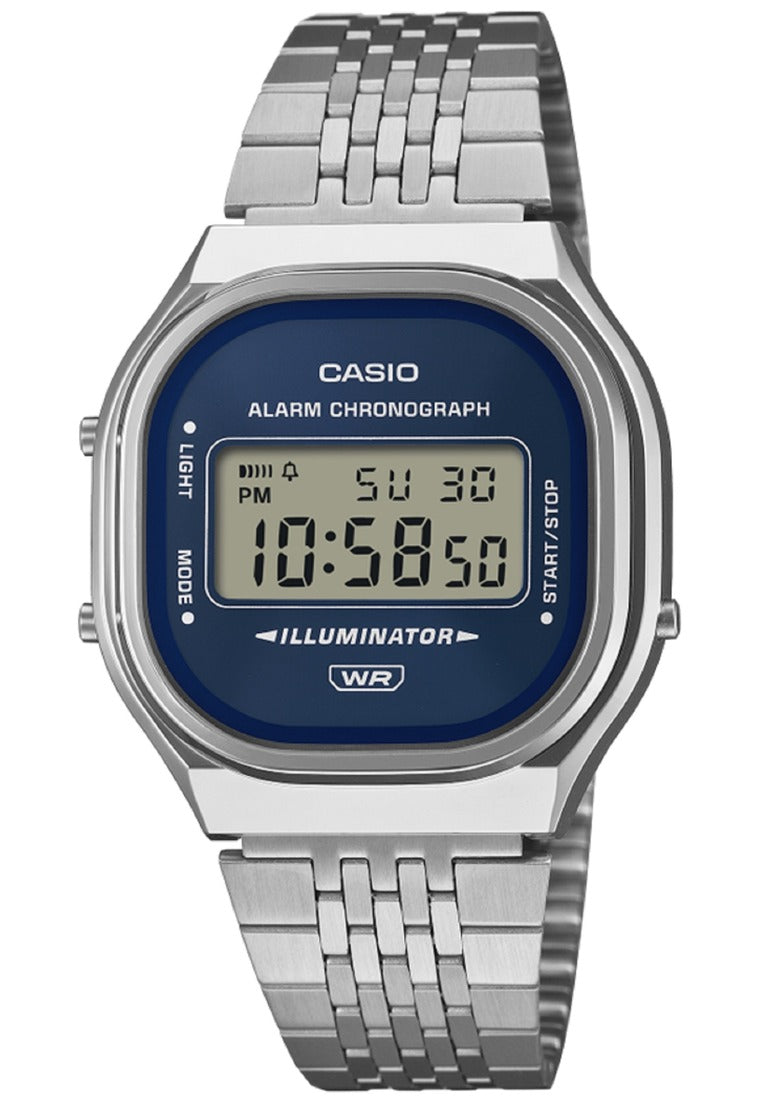Casio A140WE-2ADF Stainless Steel Strap Digital Watch-Watch Portal Philippines