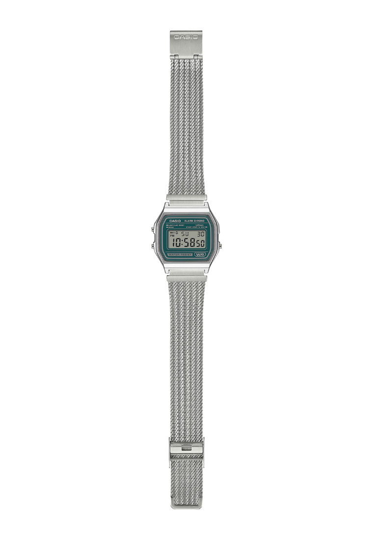 Casio A158WEM-3DF Digital Stainless Steel Strap Watch-Watch Portal Philippines