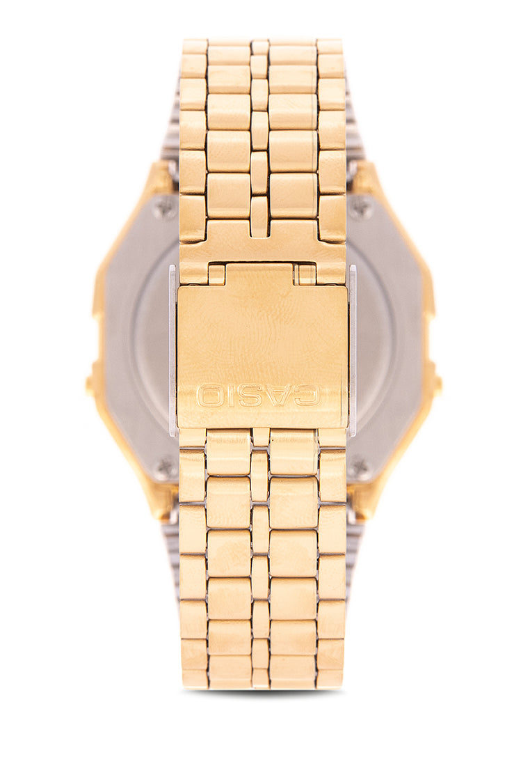 Casio A159WGEA-5DF Digital Stainless Steel Strap Watch for Women-Watch Portal Philippines
