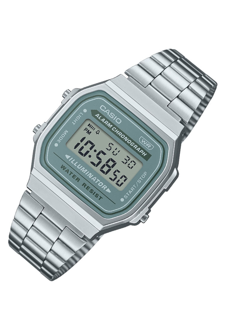 Casio A168WA-3A Digital Stainless Steel Strap Watch-Watch Portal Philippines