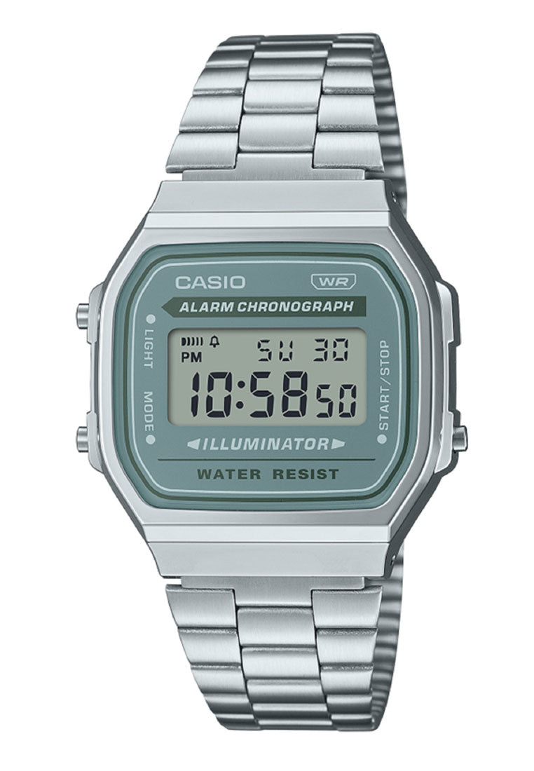 Casio A168WA-3A Digital Stainless Steel Strap Watch-Watch Portal Philippines