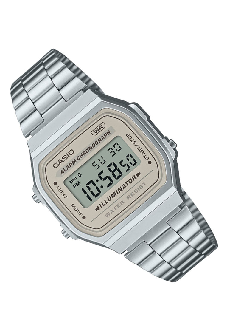 Casio A168WA-8A Digital Stainless Steel Strap Watch-Watch Portal Philippines