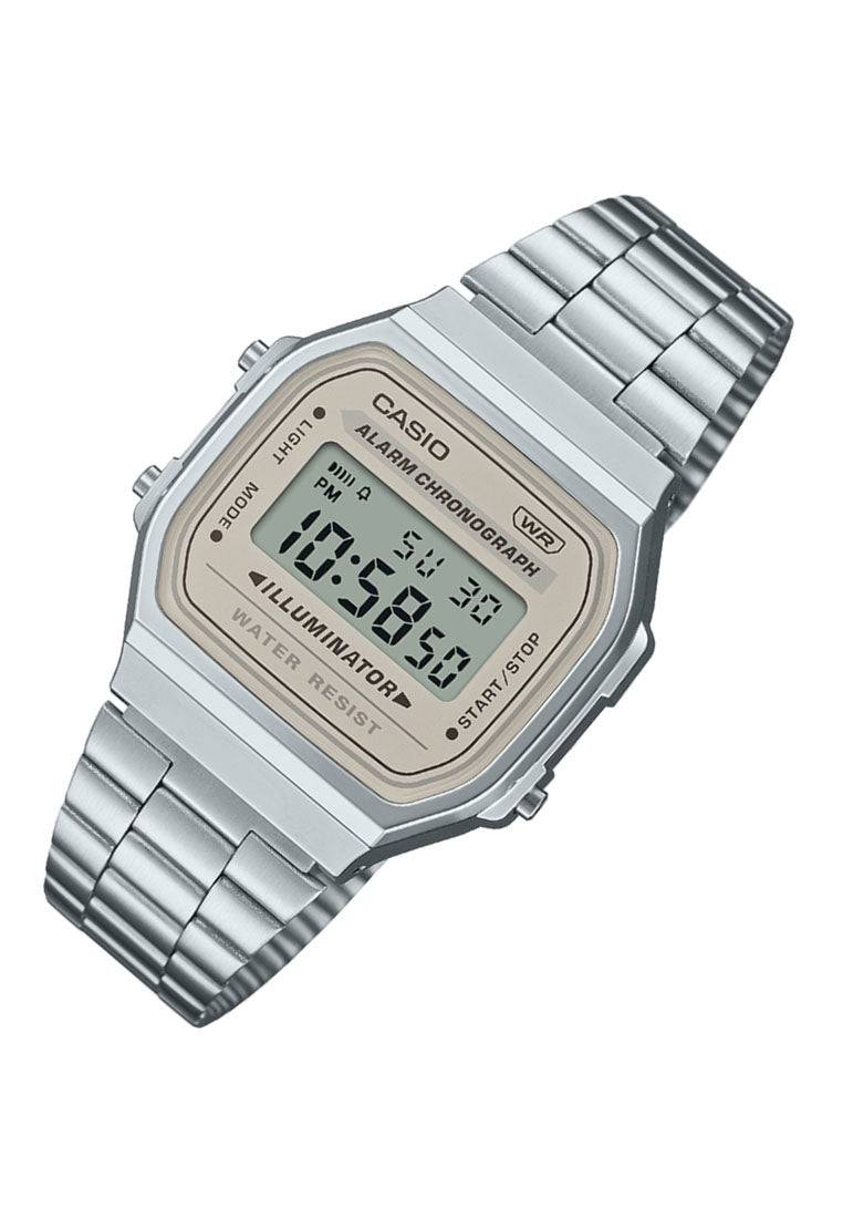 Casio A168WA-8A Digital Stainless Steel Strap Watch-Watch Portal Philippines