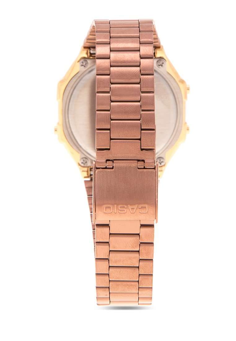 Casio A168WECM-5DF Rose Gold Stainless Watch for Men and Women-Watch Portal Philippines