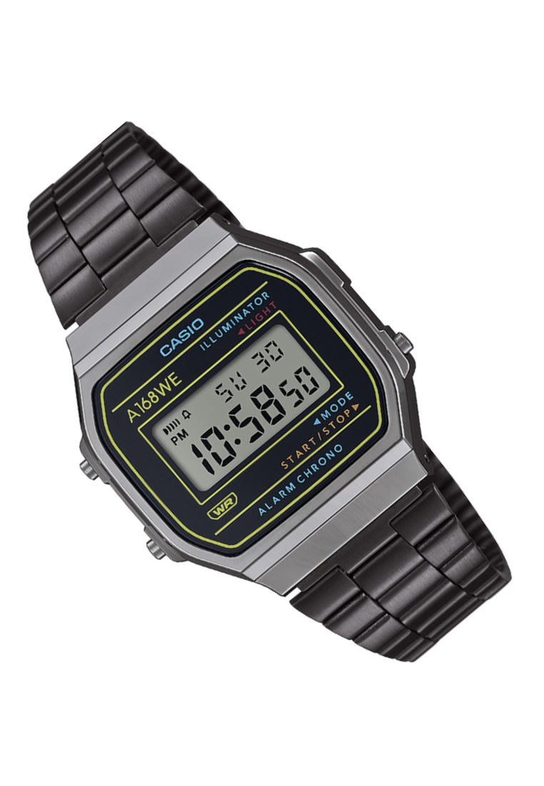 Casio A168WEHB-1A Digital Stainless Steel Strap Watch-Watch Portal Philippines