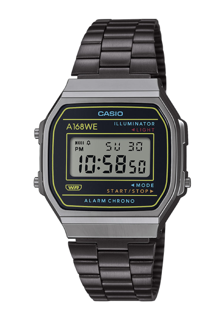 Casio A168WEHB-1A Digital Stainless Steel Strap Watch-Watch Portal Philippines