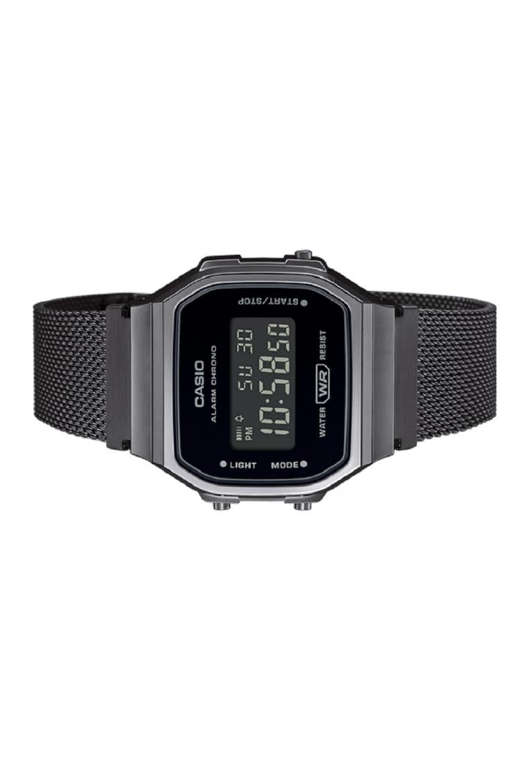 Casio A168WEMB-1B Digital Stainless Steel Strap Watch For Men-Watch Portal Philippines