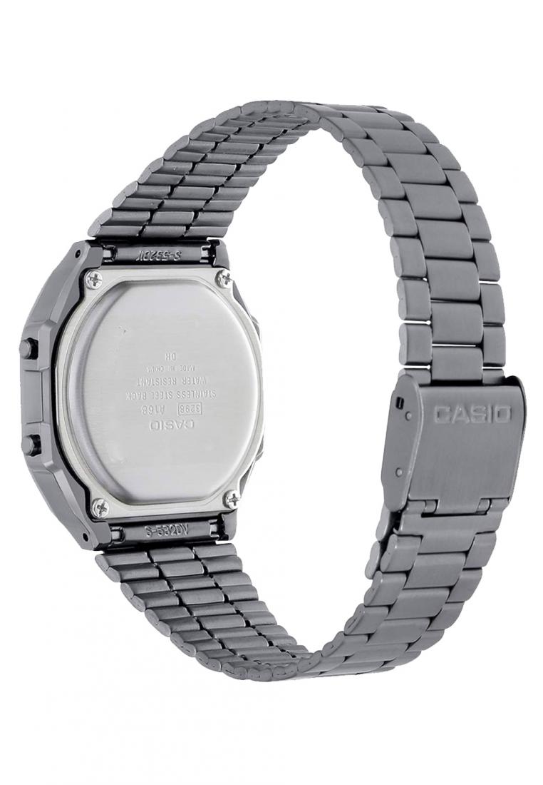 Casio A168WGG-1ADF Digital Stainless Steel Strap Watch-Watch Portal Philippines