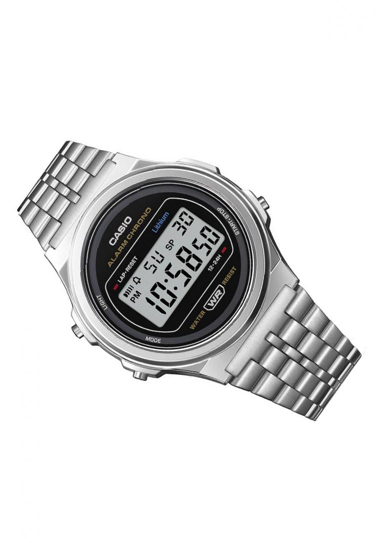 Casio A171WE-1A Digital Stainless Steel Strap Watch-Watch Portal Philippines