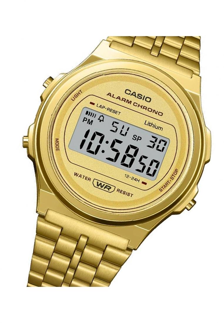 Casio A171WEG-9A Digital Stainless Steel Strap Watch-Watch Portal Philippines